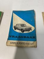 Vraagbaak Simca 1000, Auto diversen, Ophalen