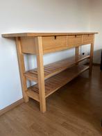 Sidetable Ikea met 3 laden, Huis en Inrichting, Tafels | Sidetables, Ophalen, Zo goed als nieuw, 150 tot 200 cm, Overige houtsoorten