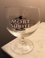 6 Mort subite bolletjes bierglazen, Verzamelen, Biermerken, Overige merken, Glas of Glazen, Ophalen of Verzenden, Zo goed als nieuw