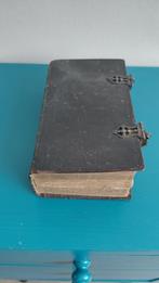 Antieke Staten Generaal  bijbel met zilverslotjes 1863, Ophalen of Verzenden, Ploos van Amstel Cornelis Muich