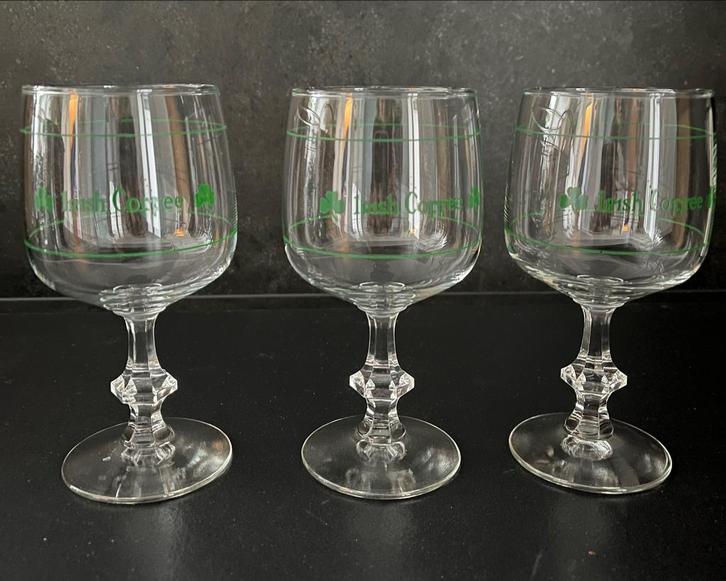 Irish Coffee Glazen, Huis en Inrichting, Keuken | Servies, Zo goed als nieuw, Glas of Glazen, Overige stijlen, Glas, Ophalen of Verzenden