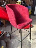 12 Gefestonneerde Barkrukken, Huis en Inrichting, Barkrukken, Ophalen, Met voetsteun, 60 tot 90 cm, Metaal