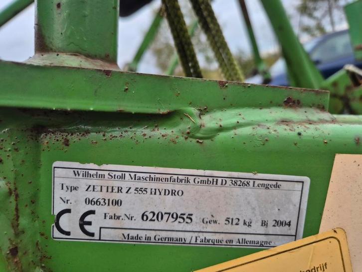 Stoll Zetter Z 555 Hydro Hooimachine, Zakelijke goederen, Agrarisch | Werktuigen, Ophalen of Verzenden
