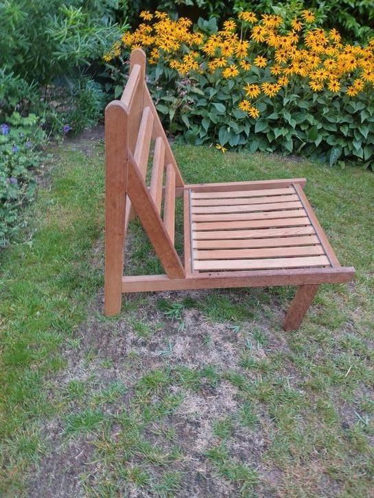 Deens vintage! ontwerp "Rag chair" door Bernt Peterson, Huis en Inrichting, Stoelen, Gebruikt, Vijf, Zes of meer stoelen, Hout