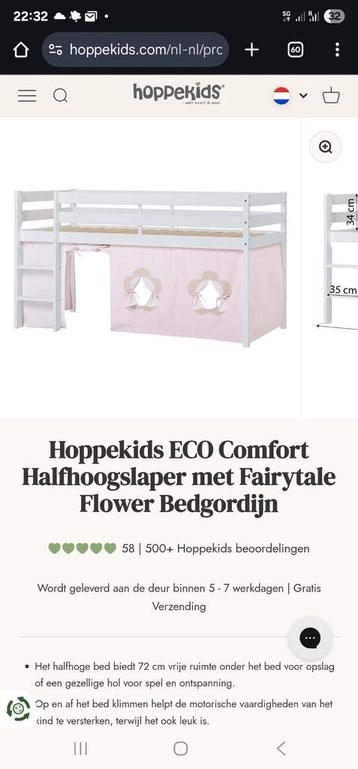 Hoogslaper bed wit kind beschikbaar voor biedingen