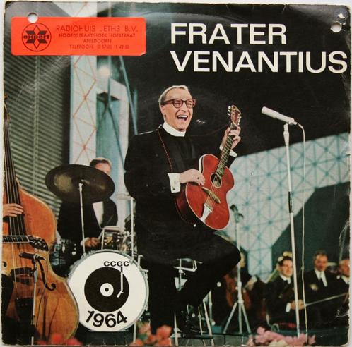 Wim Sonneveld - Frater Venantius - Premieplaat 1964, Cd's en Dvd's, Vinyl Singles, Gebruikt, Single, Humor en Cabaret, 7 inch