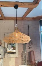 Light & Living Masey hanglamp rotan – Japandi, Scandinavisch Japandi Organisch Minimalistisch Bohemian Retro, 50 tot 75 cm, Stof