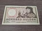 Heel mooi biljet 100 gulden Erasmus, 1953, Postzegels en Munten, Bankbiljetten | Nederland, Ophalen of Verzenden, 100 gulden
