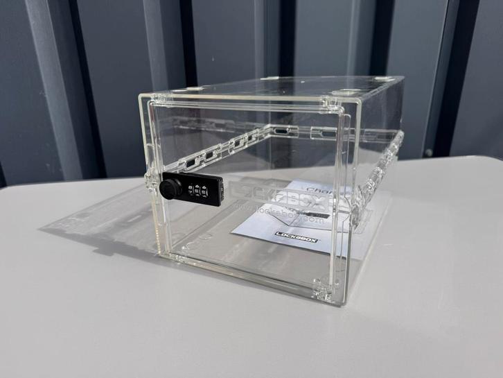 Lockabox doorzichtige kluisbox met cijferslot – als nieuw, Diversen, Verpleegmiddelen, Zo goed als nieuw, Ophalen of Verzenden