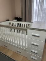 3 in 1 babybedje in eiken en wit kleur., Ophalen, Zo goed als nieuw