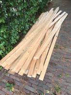 Vuren houten latten circa 40 stuks 7 cm breed 1,7 cm dik, Minder dan 25 mm, Ophalen of Verzenden, Zo goed als nieuw, Plank