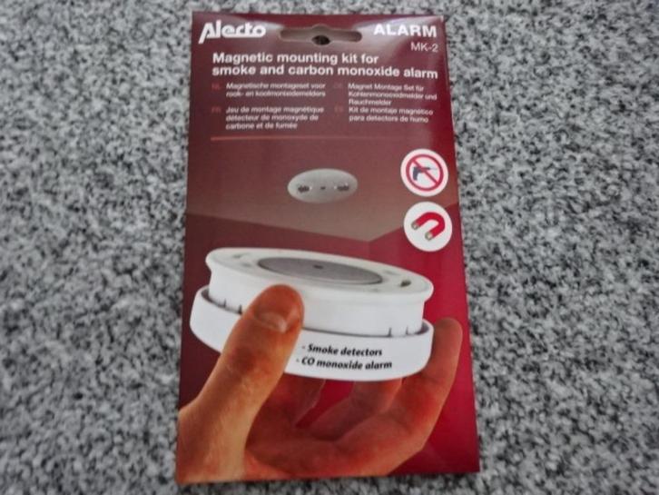 Magnetische montageset voor rook- en koolmonoxidemelders, Doe-het-zelf en Verbouw, Alarmsystemen, Nieuw, Overige typen, Rook, Ophalen of Verzenden