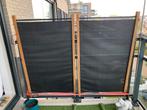 Zonneschermen/windschermen balkon of tuin, Tuin en Terras, Ophalen of Verzenden, Zo goed als nieuw, Hout
