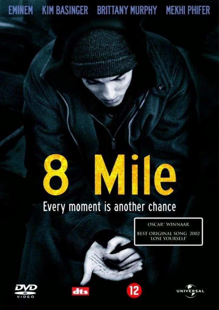 8 Mile (DVD), Cd's en Dvd's, Dvd's | Drama, Zo goed als nieuw, Drama, Vanaf 12 jaar, Ophalen of Verzenden