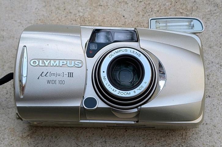 Olympus MJU III Wide 100 i.z.g.st., Audio, Tv en Foto, Fotocamera's Analoog, Gebruikt, Compact, Olympus, Ophalen of Verzenden