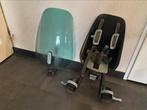 Urban Iki Kinderzitje + 2 Adapters + Windscherm, Fietsen en Brommers, Ophalen, Voetsteuntjes, Zo goed als nieuw, Voorzitje