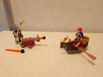 Playmobil 5894 piraat met bootje en soldaat met kanon compl, Complete set, Gebruikt, Ophalen of Verzenden