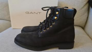 Nieuwe zwarte laarsjes 38 Gant enkellaarzen boots gevoerd  beschikbaar voor biedingen