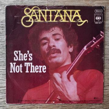 Santana She’s Not There 7” vinyl single 1977 Cuban Afro Rock beschikbaar voor biedingen