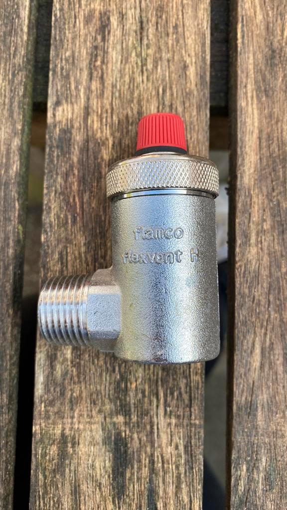 Flamco flexvent ontluchter 1/2 ‘’, Doe-het-zelf en Verbouw, Sanitair, Nieuw, Ophalen of Verzenden