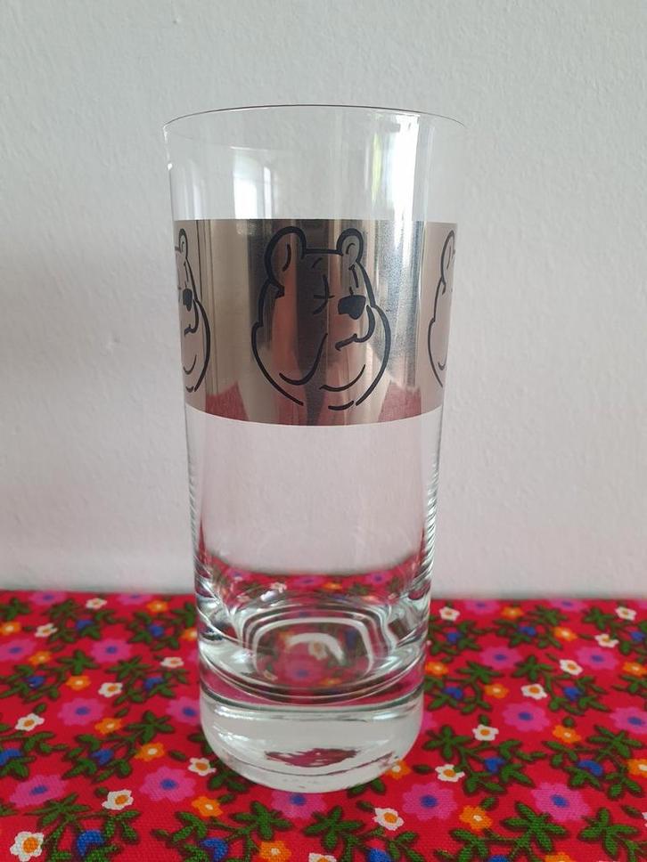 Glas Olivier B Bommel Longdrinkglas Marten Toonder, Verzamelen, Stripfiguren, Zo goed als nieuw, Gebruiksvoorwerp, Olivier B, Bommel en Tom Poes