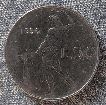 50 Lire, Italië 1956 [5774]  [PoMuNi]	 beschikbaar voor biedingen