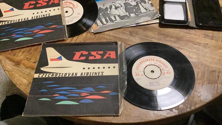 Single van tjechoslowaakse airlines, Cd's en Dvd's, Vinyl Singles, Gebruikt, EP, Ophalen of Verzenden