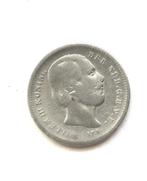 25 cent koning Willem 3 1889 fr-, Postzegels en Munten, Munten | Nederland, Ophalen of Verzenden, Koning Willem III, 25 cent, Losse munt