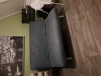 Zit/ Slaapbank 2 persoons, Huis en Inrichting, Ophalen, Gebruikt, Blauw, Tweepersoons