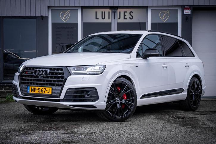 Audi SQ7 4.0TDI V8 435pk quattro 7p. I B&O I Pano-dak I RS-z, Auto's, Audi, Bedrijf, Te koop, SQ7, 360° camera, 4x4, ABS, Achteruitrijcamera