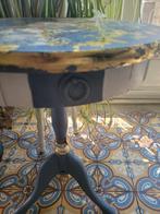 bijzettafeltje met lade wijntafeltje, Antiek en Kunst, Ophalen of Verzenden