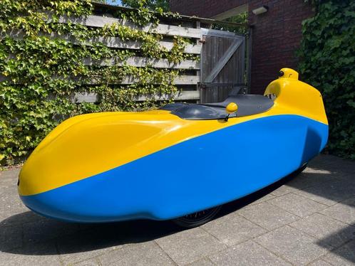 Velomobiel Milan GT MK7080, Fietsen en Brommers, Fietsen | Ligfietsen, Gebruikt, Overige merken, Bovenstuur, Cabine, Ophalen