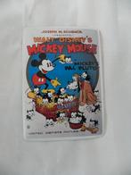 Walt Disney metalen bordje met Mickey en Pluto., Verzamelen, Disney, Ophalen of Verzenden, Mickey Mouse, Gebruikt, Overige typen