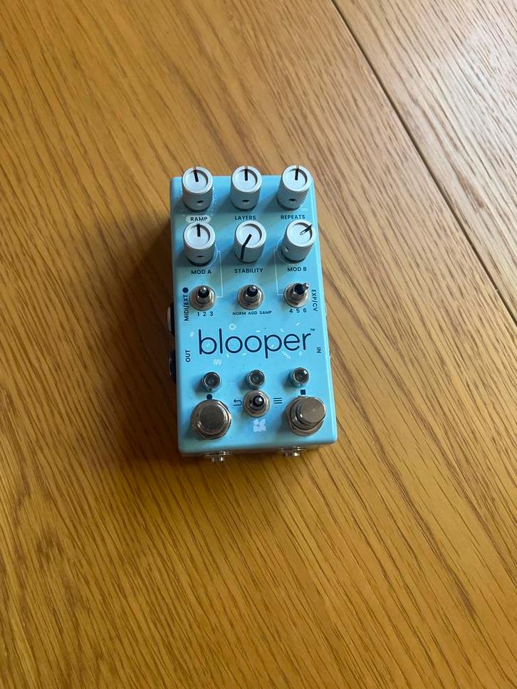 Chase Bliss Blooper - Bottomless Looper, Muziek en Instrumenten, Effecten, Zo goed als nieuw, Delay of Echo, Ophalen of Verzenden