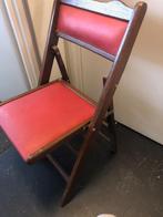 nostalgische klapstoeltjes, Tuin en Terras, Tuinstoelen, Ophalen, Zo goed als nieuw, Hout, Inklapbaar