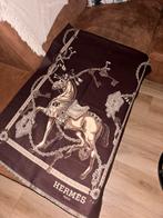 Hermès sjaal / plaid – luxe design, Maat 38/40 (M), Ophalen of Verzenden, Zo goed als nieuw, Sjaal