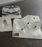 Twee grote opbouwplaten voor kerstdorp, Ophalen, Zo goed als nieuw