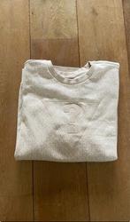 Guess Trui Beige Maat L / Wit Logo / Designer Sweater, Kleding | Dames, Positiekleding, Ophalen of Verzenden, Zo goed als nieuw