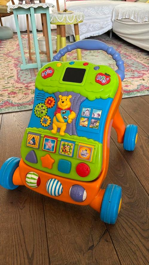 Disney loopwagen winnie de pooh knorretje geluid bewegen abc, Kinderen en Baby's, Speelgoed | Babyspeelgoed, Gebruikt, Overige typen
