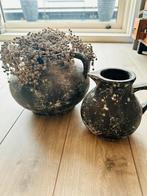 Kruik en pot, Huis en Inrichting, Woonaccessoires | Vazen, Ophalen, Steen, Overige kleuren, Zo goed als nieuw