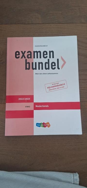 Examenbundel Nederlands VWO 2022-2023 beschikbaar voor biedingen