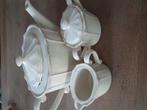 deauville aardewerk theepot suikerpot melkkan schaal, Antiek en Kunst, Ophalen
