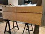 Nevada! Massief Eiken Houten Badmeubel 160cm tbv waskom!, 75 cm of meer, Nieuw, Ophalen of Verzenden, Minder dan 100 cm