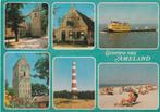 AMELAND Toren Huizen Veerboot Vuurtoren Groeten, Verzamelen, Gelopen, Waddeneilanden, Verzenden, 1980 tot heden
