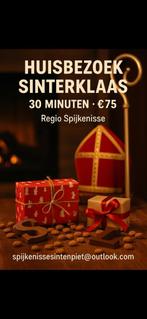 Sint en pieten bezoek, Diversen, Sinterklaas, Ophalen of Verzenden, Zo goed als nieuw