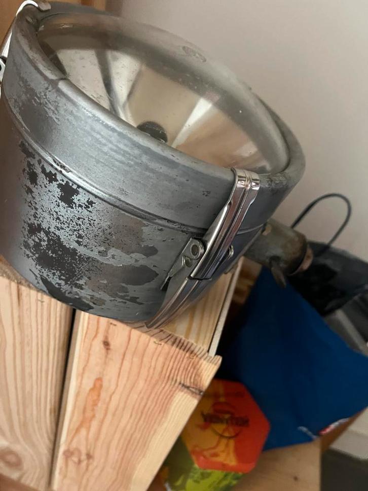 Oude scheepslamp / schijnwerper van kruiser, Watersport en Boten, Navigatiemiddelen en Scheepselektronica, Gebruikt, Ophalen