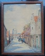 Schilderij Karsteil Zierikzee, Antiek en Kunst, Ophalen of Verzenden
