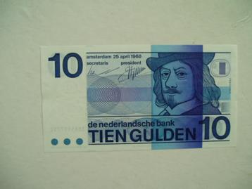 1177. Nederland, 10 gulden 1968 UNC Frans Hals. beschikbaar voor biedingen