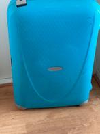 Samsonite koffer blauw met wieltjes, Sieraden, Tassen en Uiterlijk, Koffers, Ophalen, Gebruikt, Hard kunststof, Wieltjes