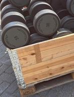2 x 38 kg pu Urethane dumbells dumbell seg gewichten, Dumbbell, Technogym, Pu urethane, Ophalen of Verzenden